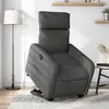 Image de Fauteuil Inclinable Gris Foncé Tissu Vidaxl