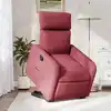 Image de Fauteuil Inclinable Rouge Bordeaux Tissu Vidaxl