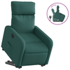 Image de Vidaxl fauteuil inclinable vert foncé tissu