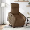 Image de Fauteuil De Massage Inclinable Marron Tissu Vidaxl