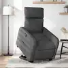 Image de Fauteuil Inclinable Électrique Gris Foncé Tissu Vidaxl