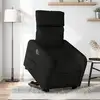 Image de Fauteuil Inclinable Électrique Noir Tissu Vidaxl