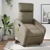Image de Fauteuil Inclinable De Massage Cappuccino Similicuir Vidaxl