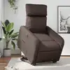 Image de Fauteuil Inclinable Électrique Marron Similicuir Vidaxl