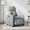 Image de Fauteuil Inclinable Électrique Gris Clair Tissu Vidaxl