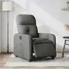Image de Fauteuil Inclinable De Massage Électrique Gris Foncé Tissu Vidaxl