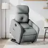Image de Fauteuil Inclinable Gris Clair Tissu Vidaxl