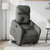 Image de Fauteuil Inclinable Gris Foncé Tissu Vidaxl