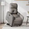 Image de Fauteuil Inclinable Taupe Tissu Vidaxl
