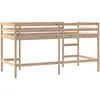 Image de Lit Mezzanine D'enfants Sans Matelas Avec Échelle 80x200 Cm Vidaxl