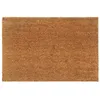 Image de vidaXL Tapis de porte naturel 60x90 cm fibre de coco touffeté 155563