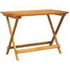 Image de Table Pliable De Jardin 90x52,5x65 Cm Bois D'acacia Solide Vidaxl