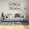 Image de Tapis Huarte À Poils Courts Doux Lavable Anthracite 140x200 Cm Vidaxl