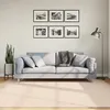 Image de vidaXL Tapis à poils courts doux et lavable beige 200x200 cm 375023