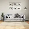 Image de Tapis Huarte À Poils Courts Doux Et Lavable Crème 160x160 Cm Vidaxl