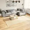 Image de Tapis Huarte À Poils Courts Doux Et Lavable Crème 200x280 Cm Vidaxl