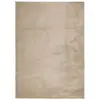 Image de Tapis Huarte À Poils Courts Doux Et Lavable Sable 240x340 Cm Vidaxl