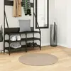 Image de Tapis Huarte À Poils Courts Doux Et Lavable Sable Ø 80 Cm Vidaxl