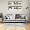 Image de Tapis Huarte À Poils Courts Doux Et Lavable Gris 120x120 Cm Vidaxl