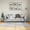 Image de Tapis Huarte À Poils Courts Doux Et Lavable Gris 160x160 Cm Vidaxl