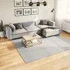 Image de vidaXL Tapis HUARTE à poils courts doux et lavable gris 240x240 cm 375082