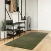 Image de Tapis Huarte À Poils Courts Doux Et Lavable Vert Forêt 80x200cm Vidaxl