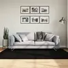 Image de Tapis Huarte À Poils Courts Doux Et Lavable Noir 140x200 Cm Vidaxl