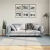 Image de Tapis Huarte À Poils Courts Doux Et Lavable Bleu 160x230 Cm Vidaxl