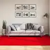 Image de Tapis Huarte À Poils Courts Doux Et Lavable Rouge 160x230 Cm Vidaxl