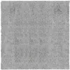 Image de Tapis Shaggy Pamplona Poils Longs Moderne Gris 240x240 Cm Vidaxl