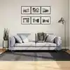 Image de Tapis Iza Poils Courts Style Scandinave Anthracite 140x200 Cm Vidaxl