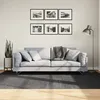 Image de Tapis Iza Poils Courts Style Scandinave Anthracite 160x230 Cm Vidaxl