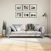 Image de Tapis Iza Poils Courts Style Scandinave Crème 140x200 Cm Vidaxl
