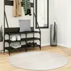Image de Tapis Iza Poils Courts Style Scandinave Crème Ø 120 Cm Vidaxl