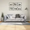 Image de Tapis Iza Poils Courts Style Scandinave Gris 100x200 Cm Vidaxl