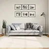 Image de Tapis Oviedo À Poils Courts Beige 200x200 Cm Vidaxl