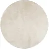 Image de Tapis Oviedo À Poils Courts Beige Ø 80 Cm Vidaxl