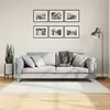 Image de Tapis Oviedo À Poils Courts Crème 120x170 Cm Vidaxl