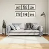 Image de Tapis Oviedo À Poils Courts Crème 160x160 Cm Vidaxl