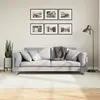 Image de Tapis Oviedo À Poils Courts Crème 160x230 Cm Vidaxl