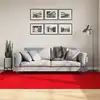 Image de Tapis Oviedo À Poils Courts Rouge 160x230 Cm Vidaxl