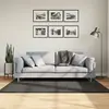 Image de Tapis Istan À Poils Longs Aspect Brillant Anthracite 120x170 Cm Vidaxl