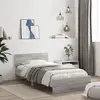 Image de Cadre De Lit Sans Matelas Avec T  te De Lit 100x200 Cm Vidaxl