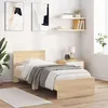 Image de vidaXL Cadre de lit sans matelas avec tête de lit 90x190 cm 838654