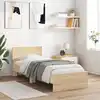 Image de Cadre De Lit Sans Matelas Avec Tête De Lit 75x190 Cm Vidaxl