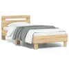 Image de Cadre De Lit Sans Matelas Avec Lumières Led 75x190 Cm Vidaxl