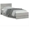 Image de vidaXL Cadre de lit sans matelas avec lumières LED 90x190 cm 838839