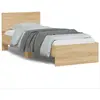 Image de Cadre De Lit Sans Matelas Avec Lumières Led 75x190 Cm Vidaxl