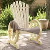 Image de Chaises De Jardin Adirondack Lot De 2 Bois De Sapin Massif Vidaxl