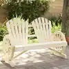 Image de Chaise De Jardin Adirondack 2 Places Bois De Sapin Massif Vidaxl